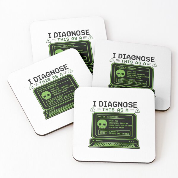 Item preview, Diagnostico esto como un problema de habilidad. designed and sold by RedRubyBubble.