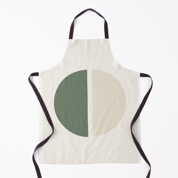 Item preview, Half-Moon Arch Duo | Minimalist Sage and Cream Geometric Print designed and sold by Zaramodo.