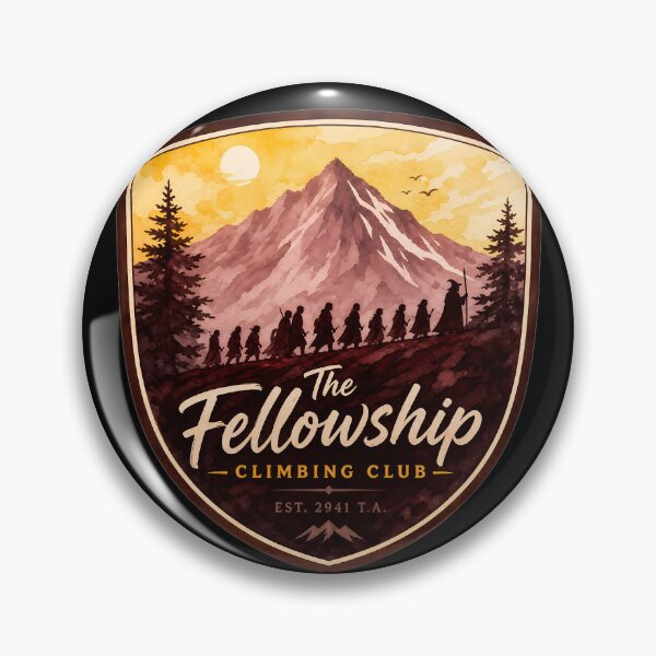 Item preview, Fellowship Hiking Club - LOTR The Fellowship Funny Journey designed and sold by FrontierCosmic.