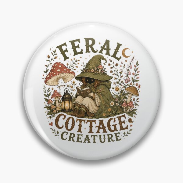 Item preview, Feral Cottage Creature designed and sold by RedRubyBubble.