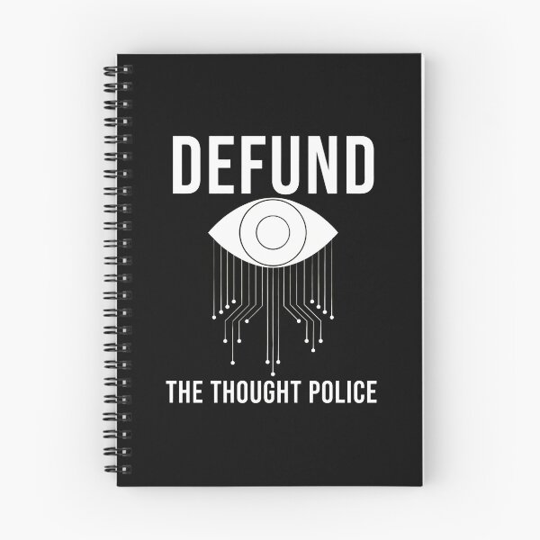 Item preview, Defund The Thought Police Emblem Graphic designed and sold by mewsahme.