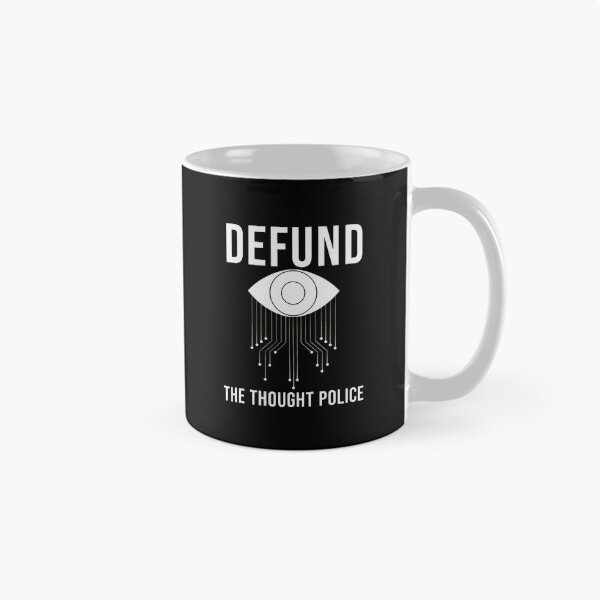 Item preview, Defund The Thought Police Emblem Graphic designed and sold by mewsahme.