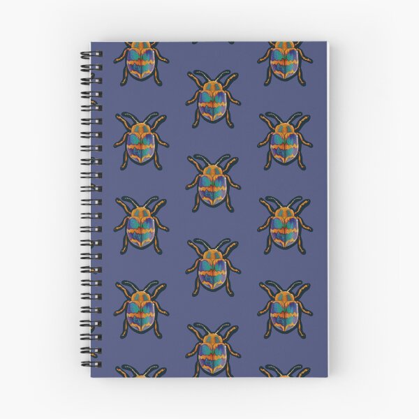 Item preview, Beetle illustration | orange, teal, and purple  designed and sold by Mayali Artistry .