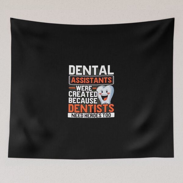 Item preview, Dental Assistants Heroes Too Funny Tooth Graphic designed and sold by mewsahme.