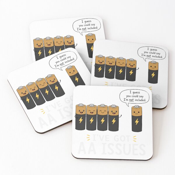 Item preview, Cute Funny AA Meeting I've Got AA Issues Humor designed and sold by WolfmanProphecy.