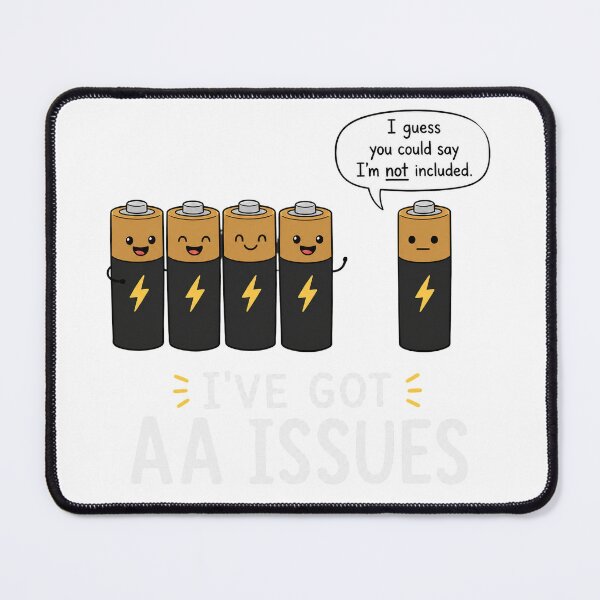 Item preview, Cute Funny AA Meeting I've Got AA Issues Humor designed and sold by WolfmanProphecy.
