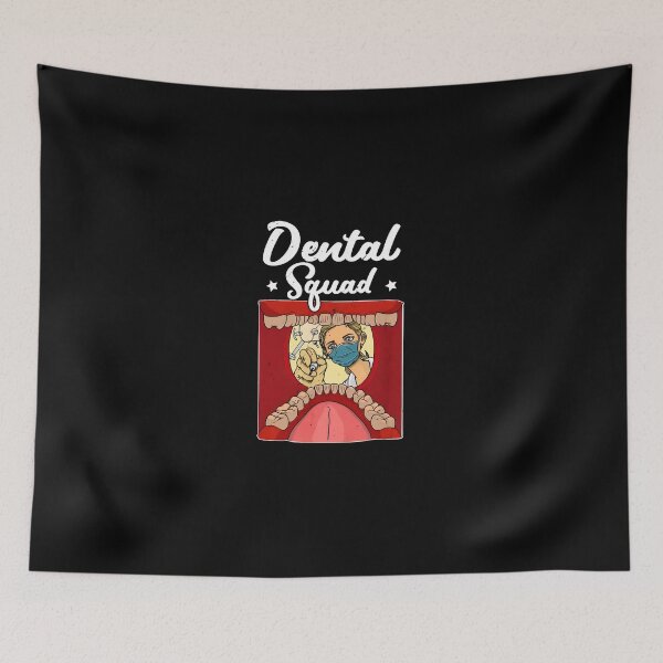 Item preview, Dental Squad Dentist Mouth Funny Graphic designed and sold by kistperson.