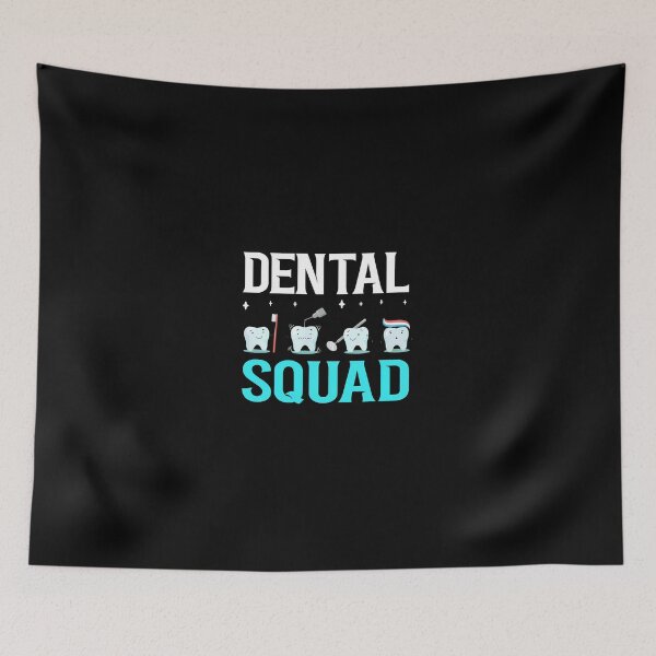 Item preview, Dental Squad Funny Tooth Teeth Dentist Design designed and sold by mewsahme.