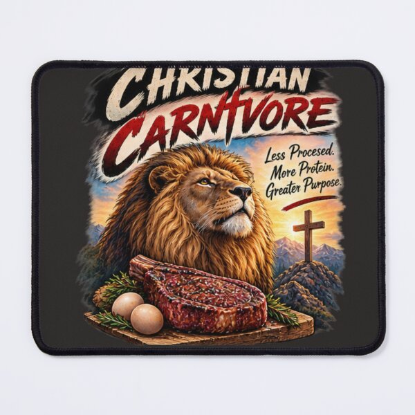 Item preview, Lion Christian Carnivore Less Processed More Protein Greater purpose designed and sold by CarnivoreGifts.