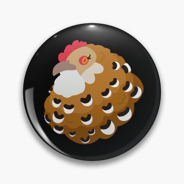 Item preview, CBS Sticker - (OC) Millie the Bantam Frizzle Chicken designed and sold by ClumsyPillbug.