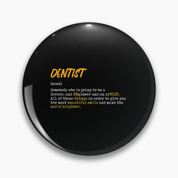 Item preview, Dentist Definition Orange Typography designed and sold by mewsahme.