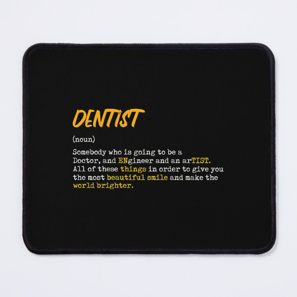 Item preview, Dentist Definition Orange Typography designed and sold by mewsahme.