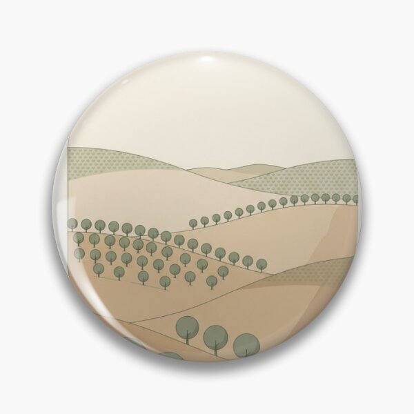 Item preview, Olive Grove Rows | Minimalist Mediterranean Landscape Print designed and sold by Zaramodo.