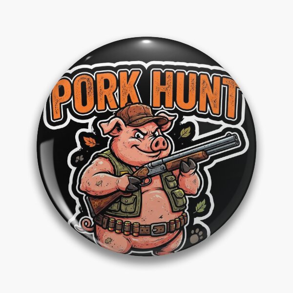 Item preview, Pork Hunt Cartoon Character designed and sold by kiwiartyfarty.