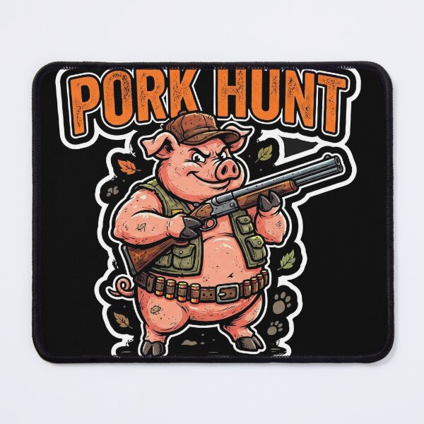 Item preview, Pork Hunt Cartoon Character designed and sold by kiwiartyfarty.