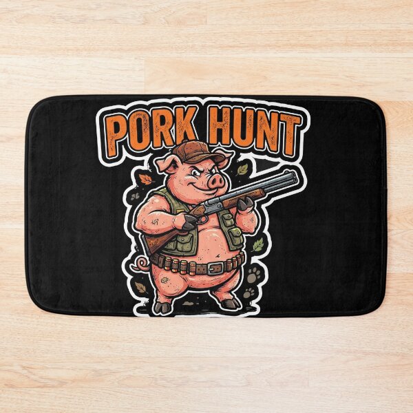 Item preview, Pork Hunt Cartoon Character designed and sold by kiwiartyfarty.
