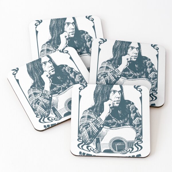 Item preview, Retrato azul de Neil Young designed and sold by PreciousRobin.