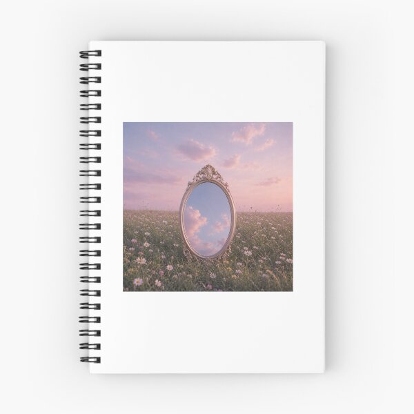 Item preview, Mirror in a Flower Field – Surreal Dreamcore designed and sold by HazyElsewhere.