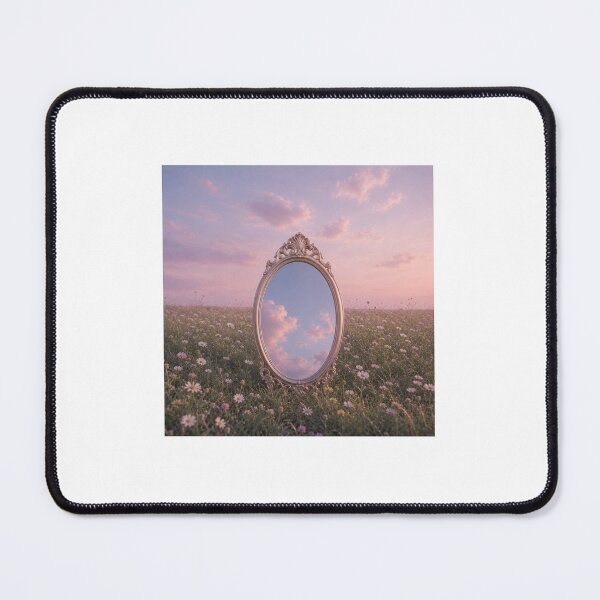 Item preview, Mirror in a Flower Field – Surreal Dreamcore designed and sold by HazyElsewhere.