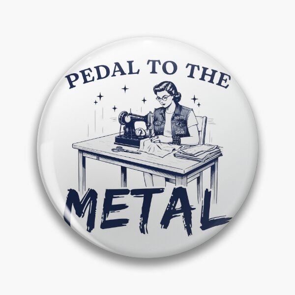 Item preview, Funny Quilting Art Quilt Sewer Quilter Sewing - Pedal to the Metal designed and sold by wingstar.