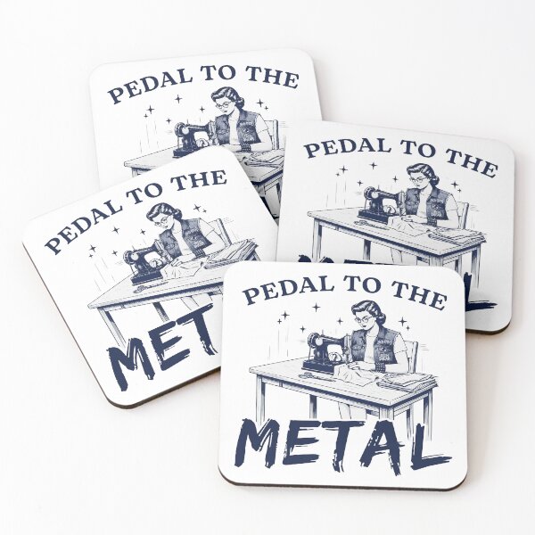 Item preview, Funny Quilting Art Quilt Sewer Quilter Sewing - Pedal to the Metal designed and sold by wingstar.