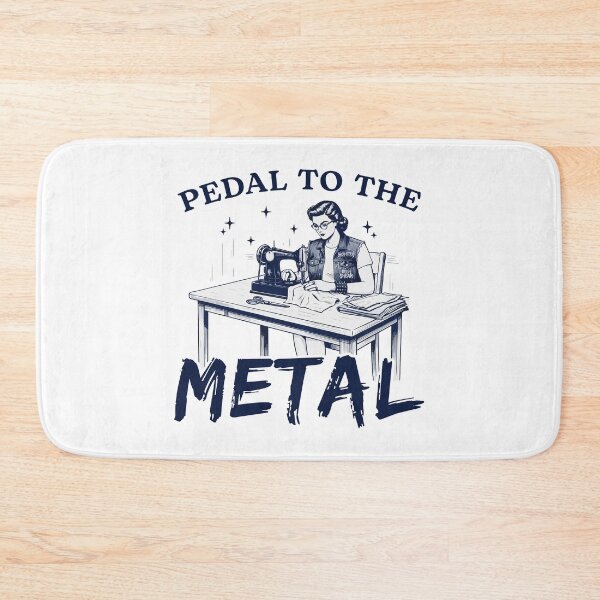 Item preview, Funny Quilting Art Quilt Sewer Quilter Sewing - Pedal to the Metal designed and sold by wingstar.