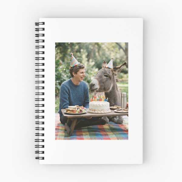 Item preview, Michael cera Donkey picnic donkeys animal pet nature meme memes funny parody christmas birthday  designed and sold by CheeseBlueprint.
