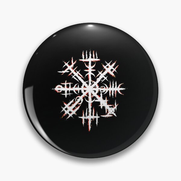 Item preview, Distressed Viking Vegvisir Symbol Norse Mythology designed and sold by hanswe.