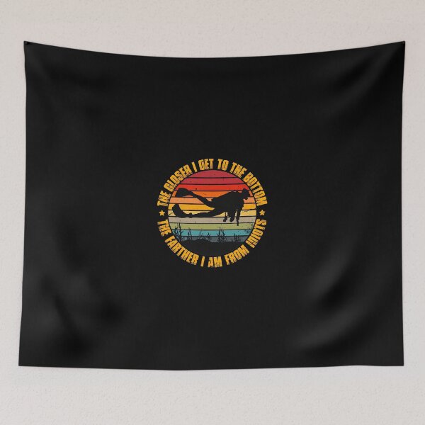 Item preview, Diver Sunset Quote Art designed and sold by kistperson.