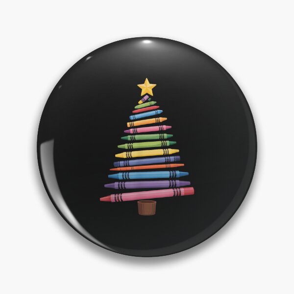 Item preview, Crayon Christmas Tree Teacher Art Student Holiday Xmas designed and sold by abig-eiyana.