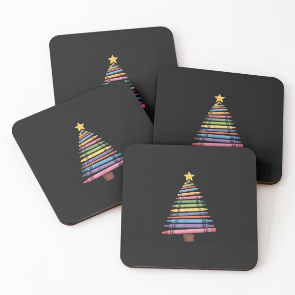 Item preview, Crayon Christmas Tree Teacher Art Student Holiday Xmas designed and sold by abig-eiyana.