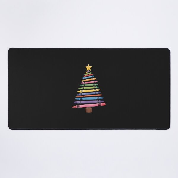 Item preview, Crayon Christmas Tree Teacher Art Student Holiday Xmas designed and sold by abig-eiyana.