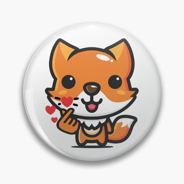 Item preview, Cute Fox K-Pop Heart - Just A Girl Who Loves Foxes designed and sold by artworkathome.