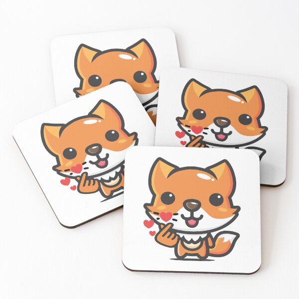 Item preview, Cute Fox K-Pop Heart - Just A Girl Who Loves Foxes designed and sold by artworkathome.