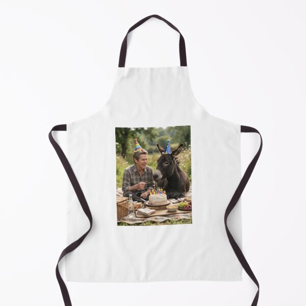 Item preview, Willem dafoe Donkey picnic donkeys animal pet nature meme memes funny parody christmas birthday designed and sold by CheeseBlueprint.