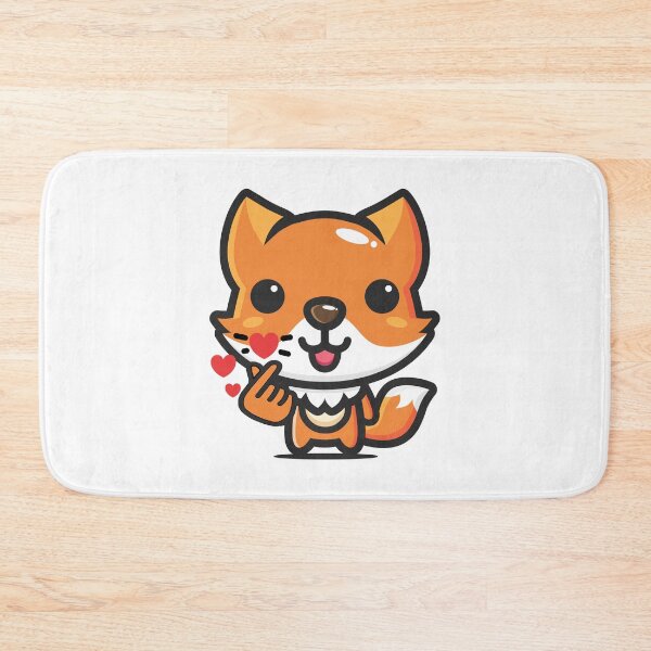 Item preview, Cute Fox K-Pop Heart - Just A Girl Who Loves Foxes designed and sold by artworkathome.