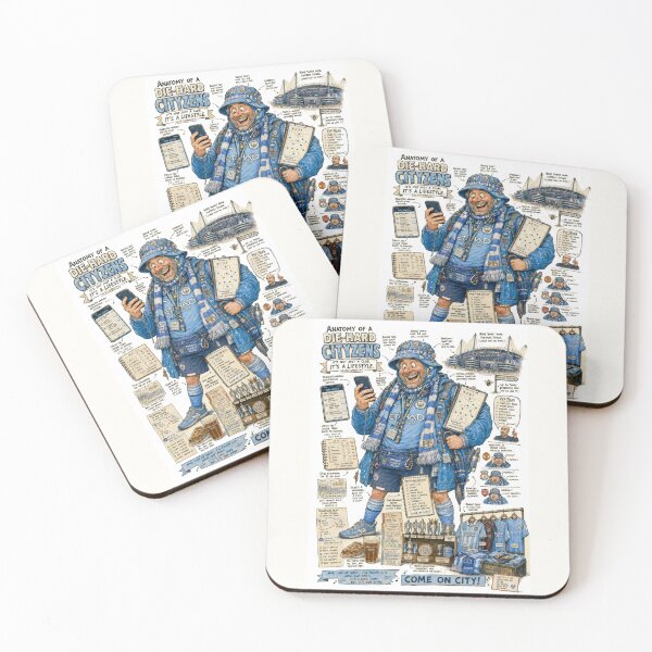 Item preview, Anatomy of a Manchester City Fan Poster designed and sold by windmildesigner.