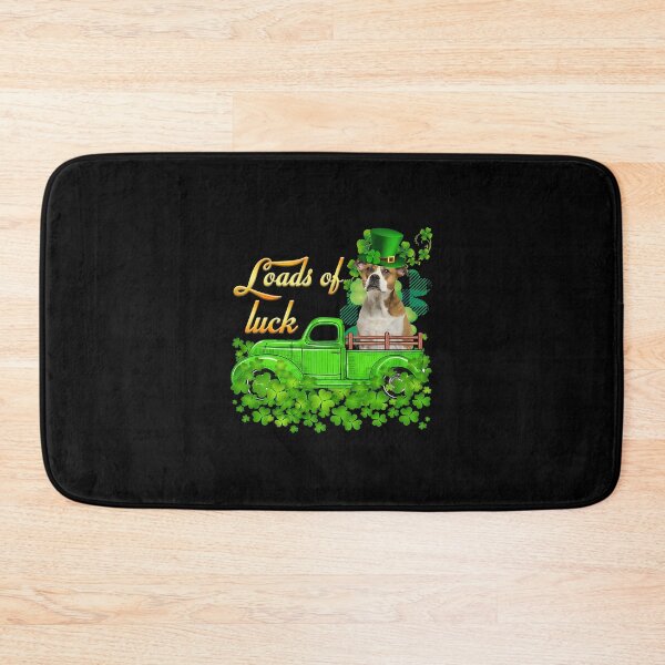 Item preview, Dog in Truck Shamrocks Luck St Patricks Day designed and sold by hanswe.