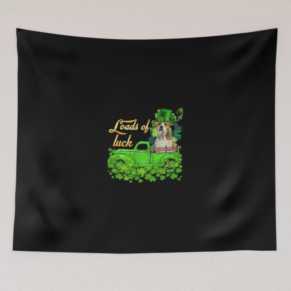 Item preview, Dog in Truck Shamrocks Luck St Patricks Day designed and sold by hanswe.