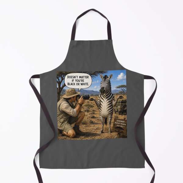 Item preview, Doesn’t Matter If You’re Black or White Zebra Joke designed and sold by Hornace88studio.