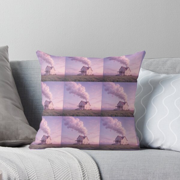 Aperçu de l'œuvre La Maison qui fait les nuages – Pastel Dreamcore créée et vendue par HazyElsewhere.