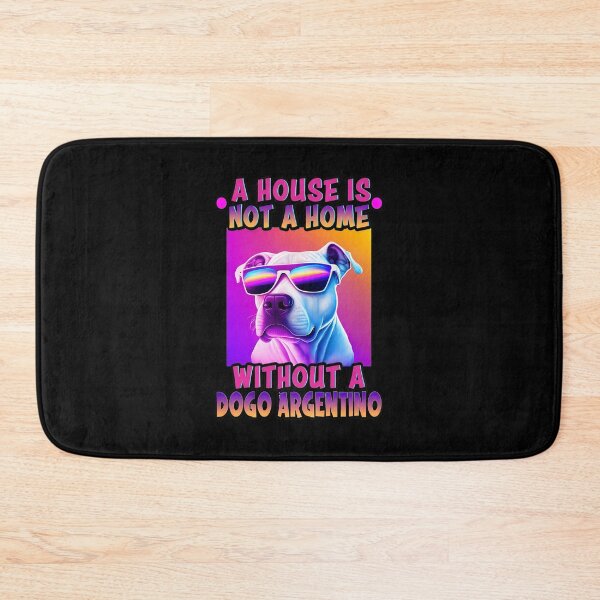 Item preview, Dogo Argentino Dog Neon Sunglasses "A House Is Not A Home" designed and sold by kistperson.