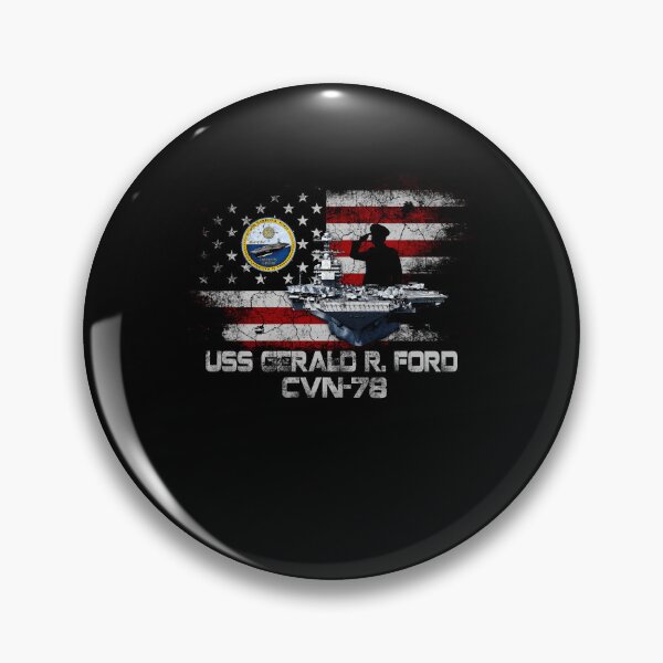 Item preview, USS Gerald R Ford CVN-78 Aircraft Carrier Patriotic Navy Veteran Graphic designed and sold by Osstaramilua.