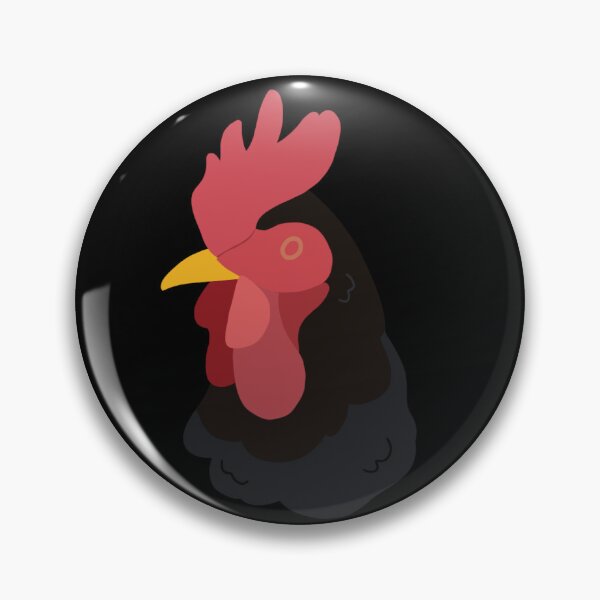 Item preview, CBS Sticker - Black Pygmy Rooster designed and sold by ClumsyPillbug.