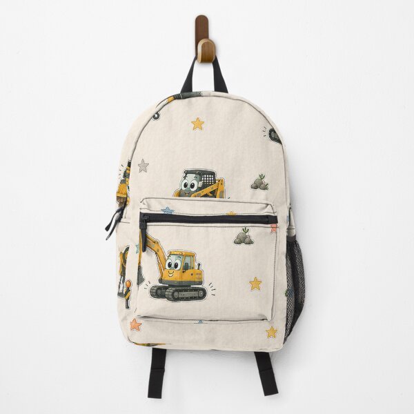 Item preview, Cute Construction Vehicles – Kids Heavy Equipment Pattern designed and sold by HO•Designs.
