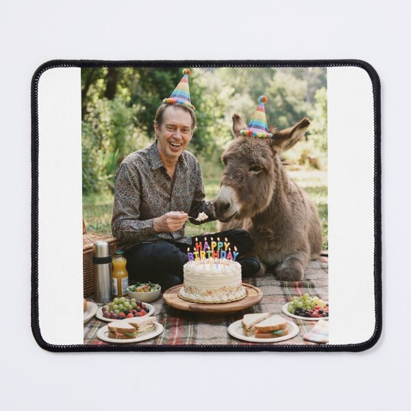 Item preview, Steve buscemi Donkey picnic donkeys animal pet nature meme memes funny parody christmas birthday  designed and sold by CheeseBlueprint.