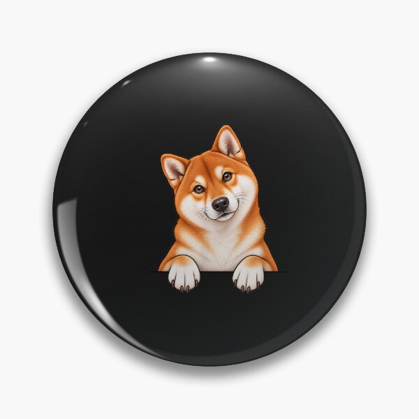 Item preview, Peeking Shiba Inu Dog Cute Pocket Shiba Inu Lover designed and sold by abig-eiyana.