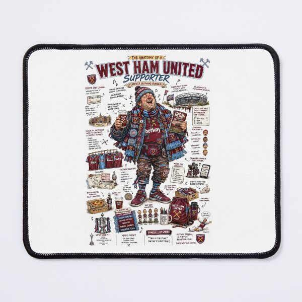Item preview, Anatomy of a West Ham United Fan Poster designed and sold by windmildesigner.