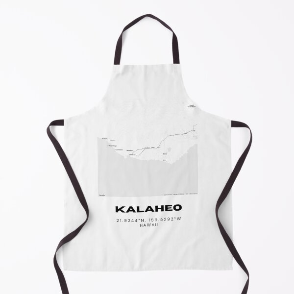 Item preview, Kalaheo Kauai Map | Minimalist Hawaii Location Design designed and sold by RM-Journey.