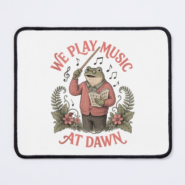 Item preview, We Play Music At Dawn Frog Conductor Music Aide Teacher designed and sold by abig-eiyana.